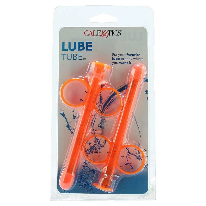 Premium wave stimulators-Lube Tube Applicator 2 Pack -Orange