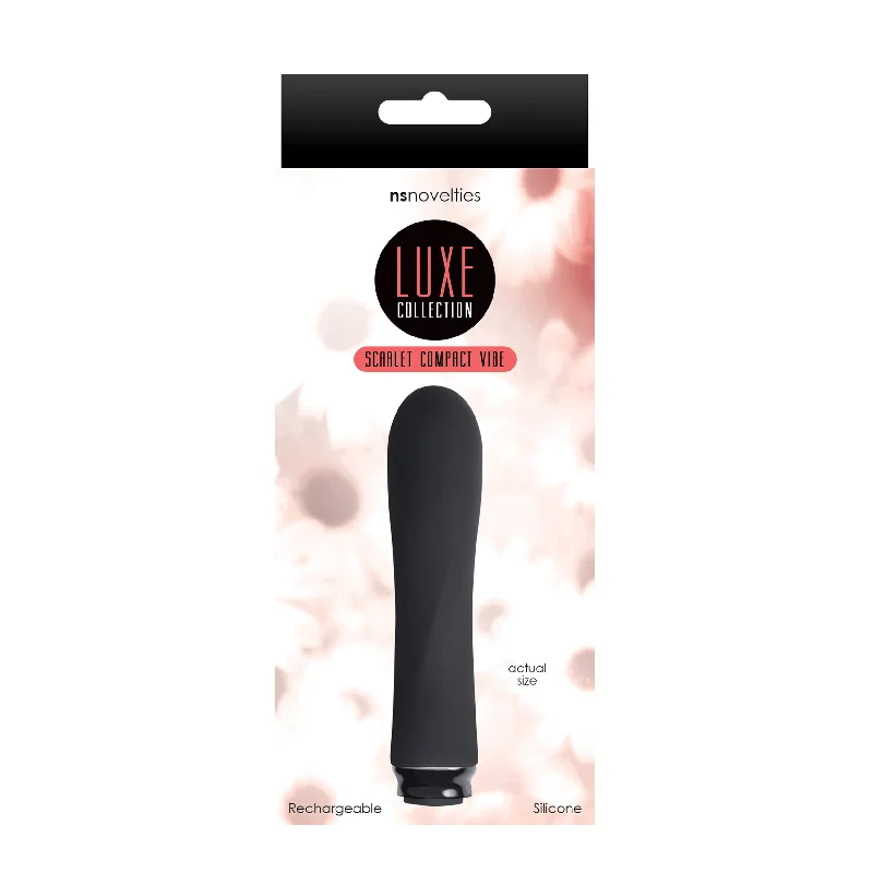 Vibrator wet vibe-Luxe Collection Scarlet Compact Vibe - Black