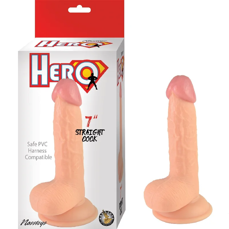 turbo-vibe-dildo-Hero 7in Straight Cock Dildo