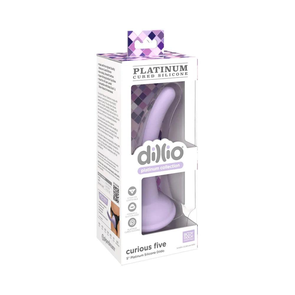 copper-dildo-Dillio Platinum Collection Curious Five 5 in. Silicone Dildo