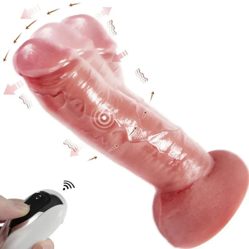 Vibrator preset modes-Remote Control Dildo Vibrator Sex Toy for Women