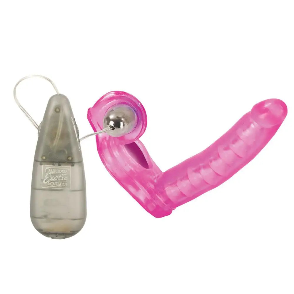 Vibrator star brand-6-inch Pink Dildo and Cock Ring with Multi-speed Bullet Vibrator