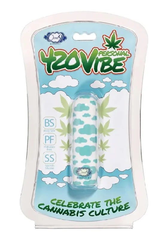 Vibrator robust power-420 Stubby Vibe Cloud - White/blue