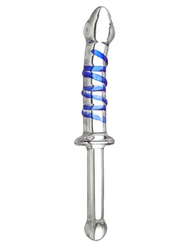 BDSM toy paddle feels-Prisms Erotic Glass Nyasa Thrusting Wand