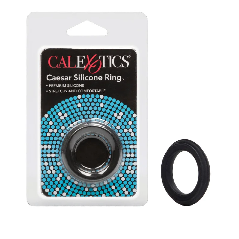 cock ring experts-Caesar Silicone Ring - Black