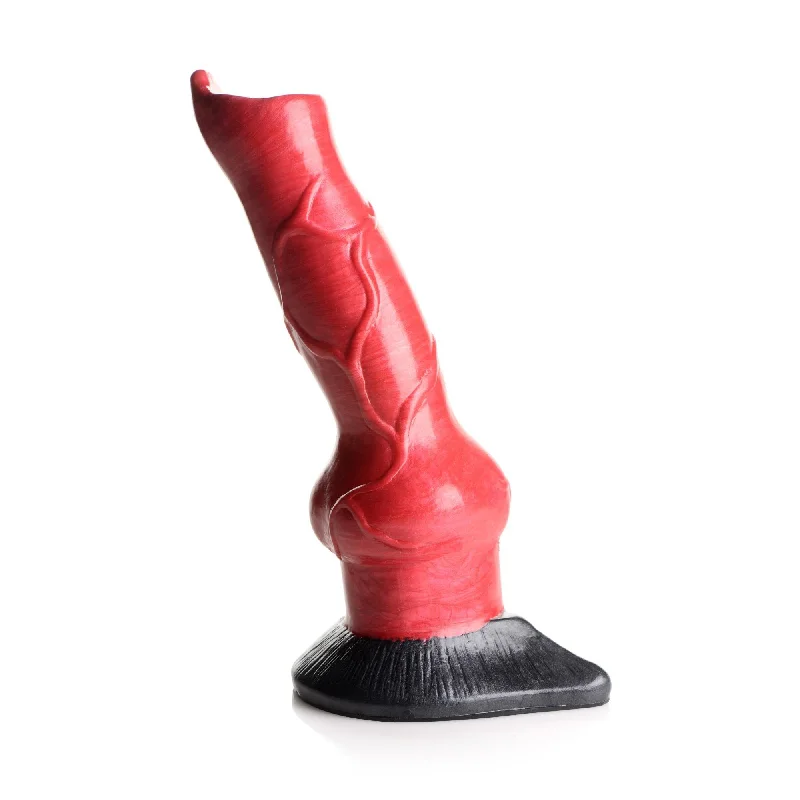 orbit-dildo-Creature Cocks Hell-Hound Canine Penis Silicone Dildo 7.5in