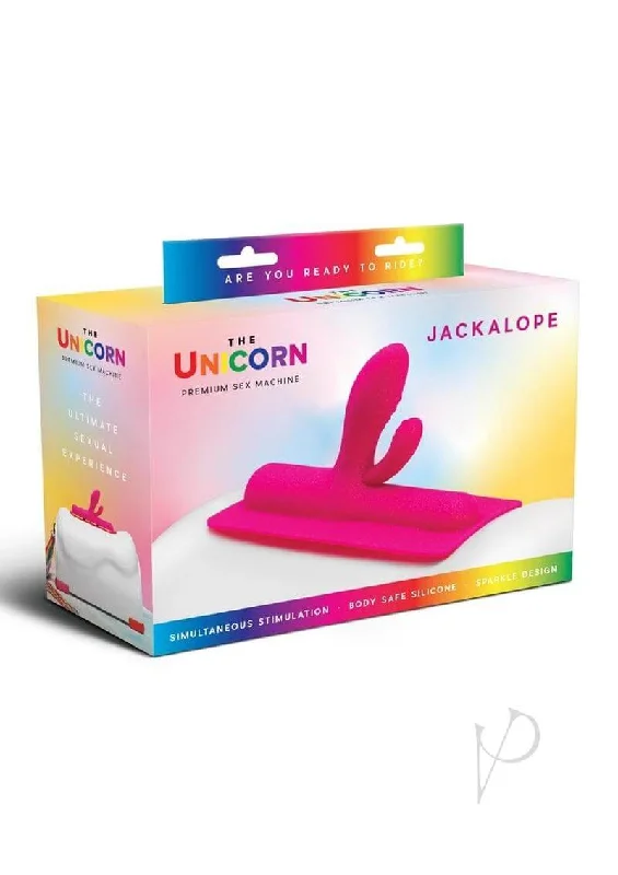 Discipline BDSM toy kits-Unicorn Premium Sex Machine Jackalope Attachment for Dual Pleasure Stimulation