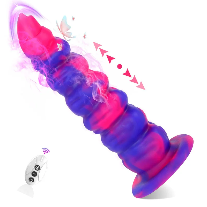 Vibrator subtle buzz-Fantasy Monster Dildo Vibrator Thrusting Dildo Anal Beads Vibrator